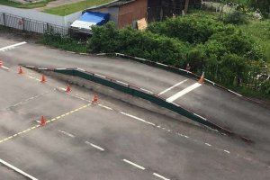 Эстакада (Горка на автодроме) в Екатеринбурге - avtoshkolakursant.ru | фото